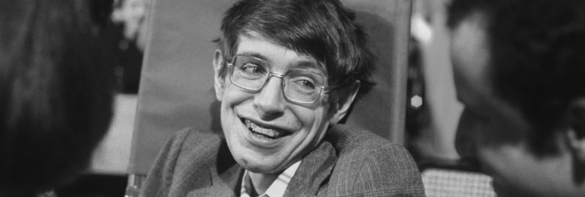 Stephen Hawking jeune