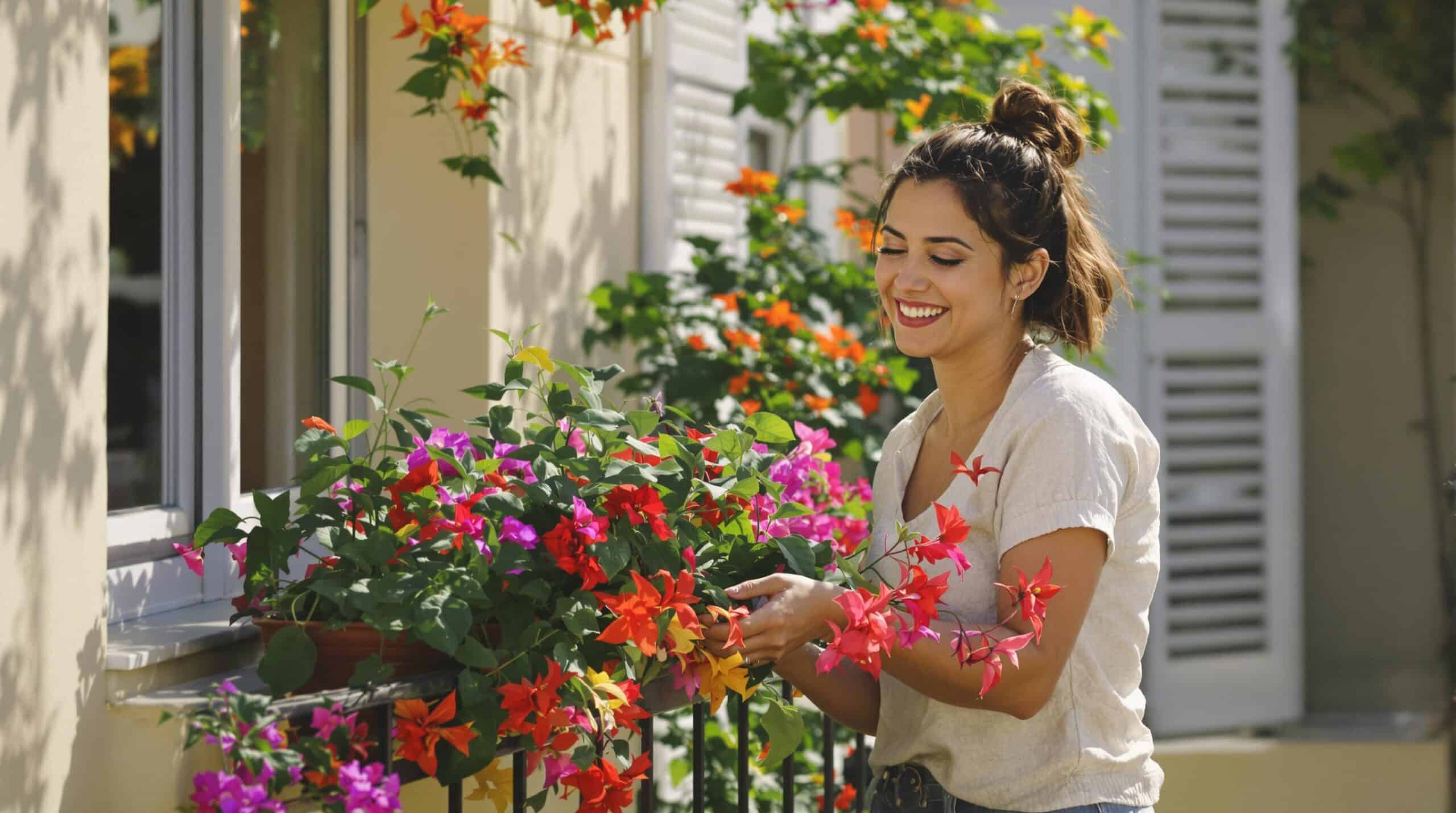 Capucine sur votre balcon