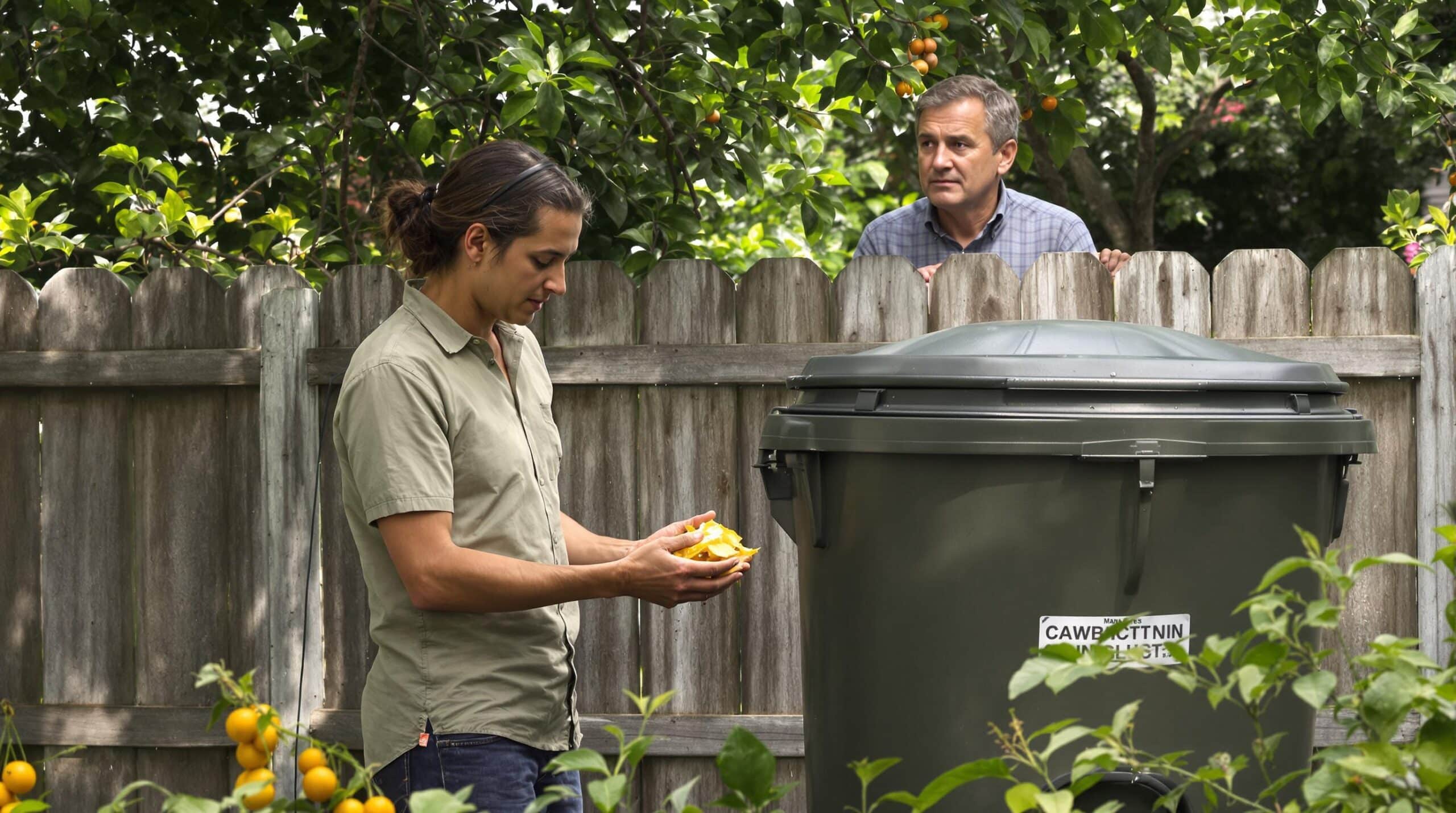 Des épluchures d’agrumes dans le compost