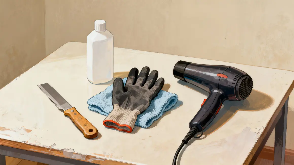Kit outils enlever silicone sec sans danger