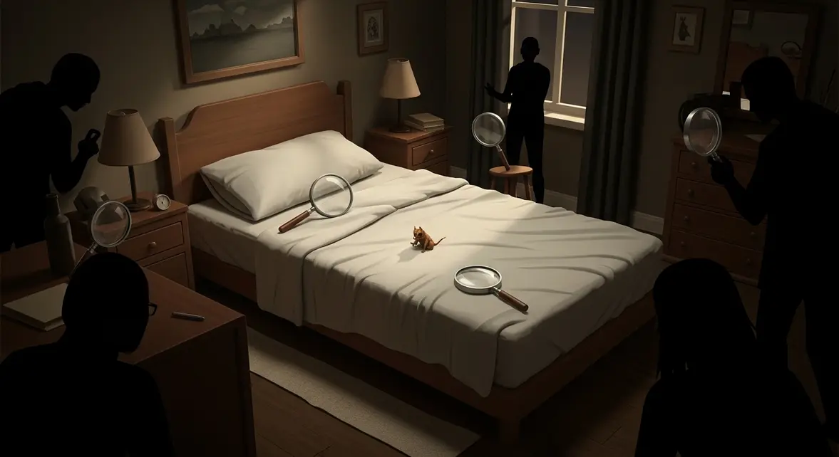punaise de lit sur lit chambre vigilance