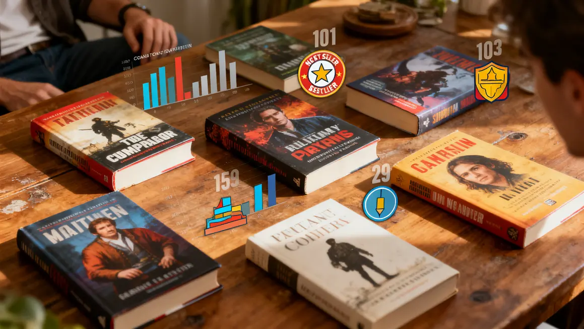 Livres comparaisons marché positionnement livre autoédition