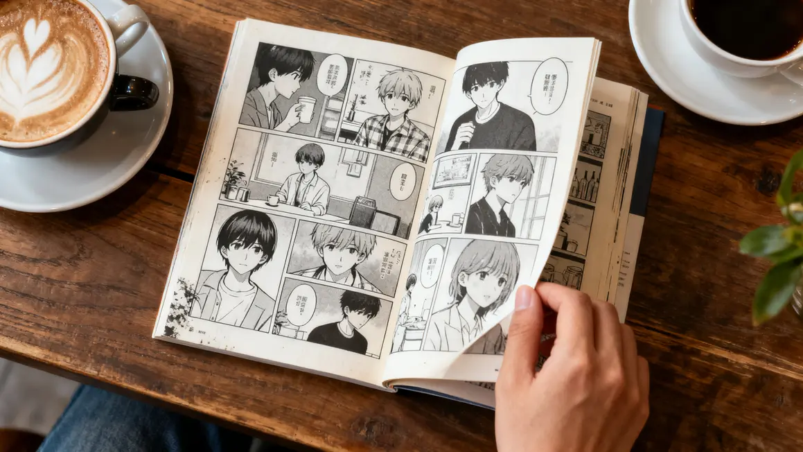 double page manga indépendant, styles graphiques variés