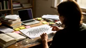 autoédition piles de livres et organisation auteur