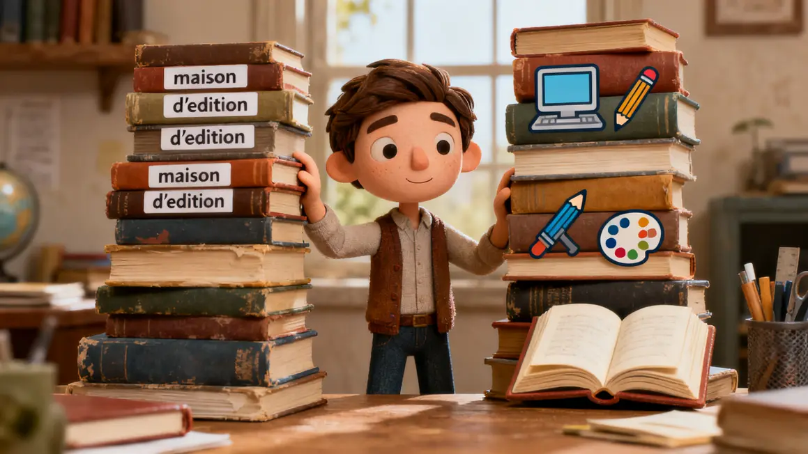 autoedition piles livres differences edition