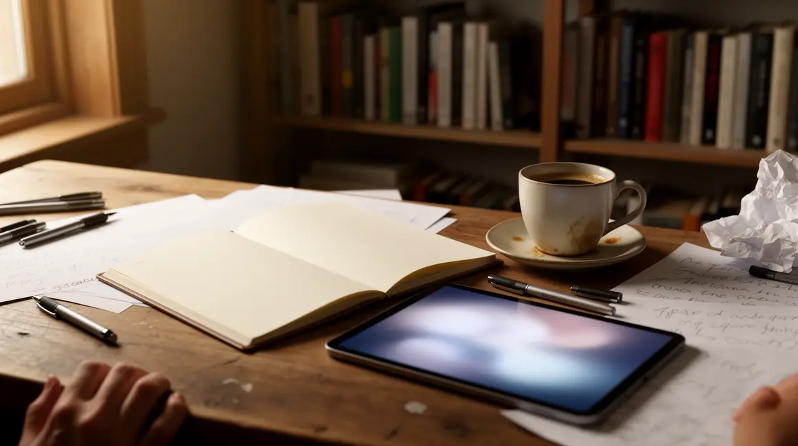 table de travail autoedition etapes cles livre