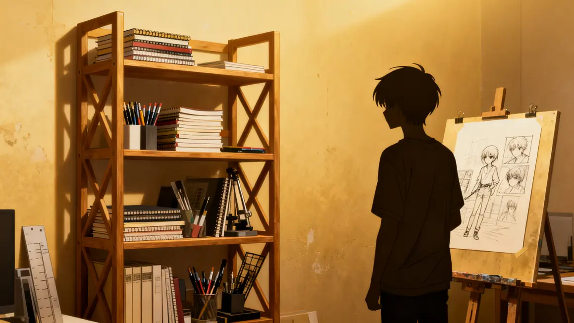 manga indépendant carnets outils planche