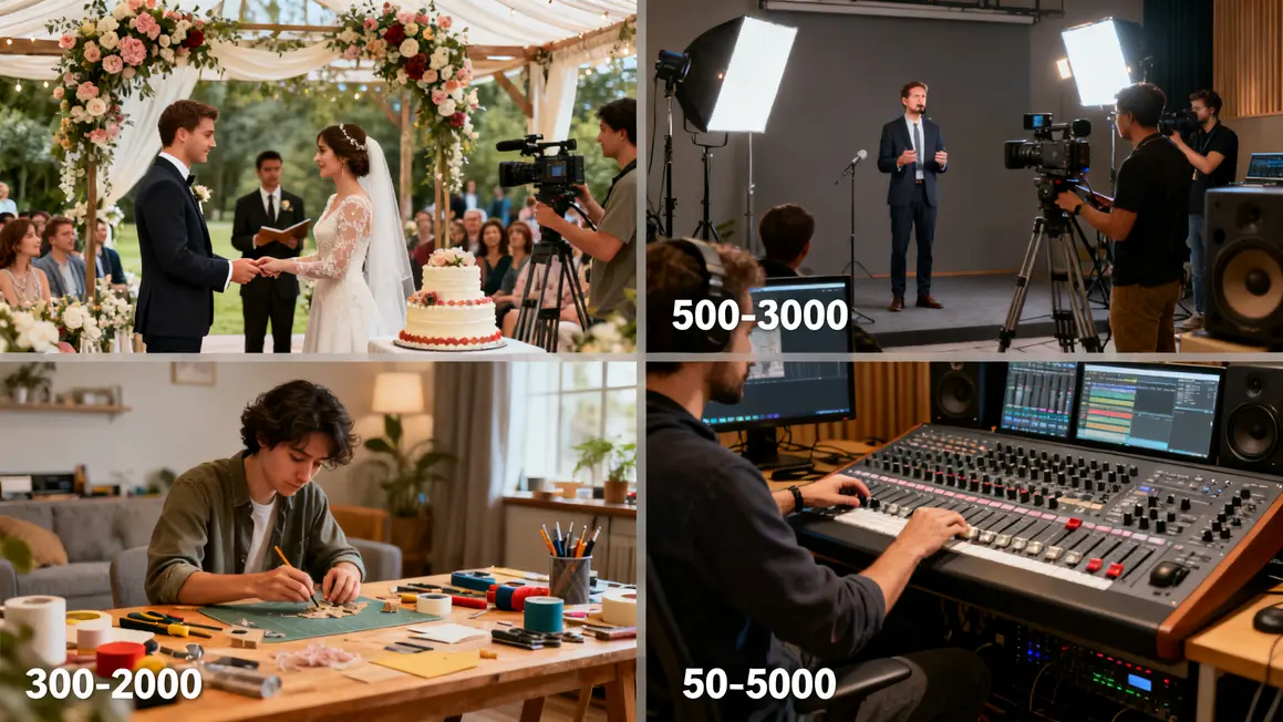 illustration des budgets musique par projet