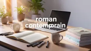 photo bureau moderne roman contemporain