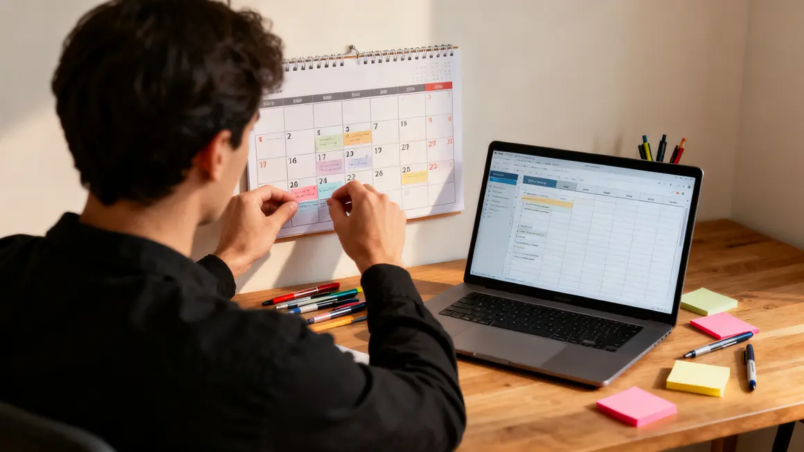 Planification organisation calendrier médias société