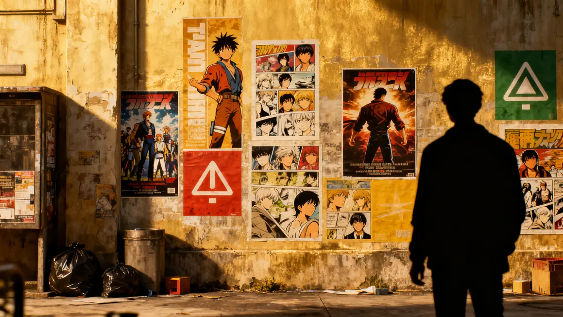 Affiches hybrides diversité artistique manga indépendant
