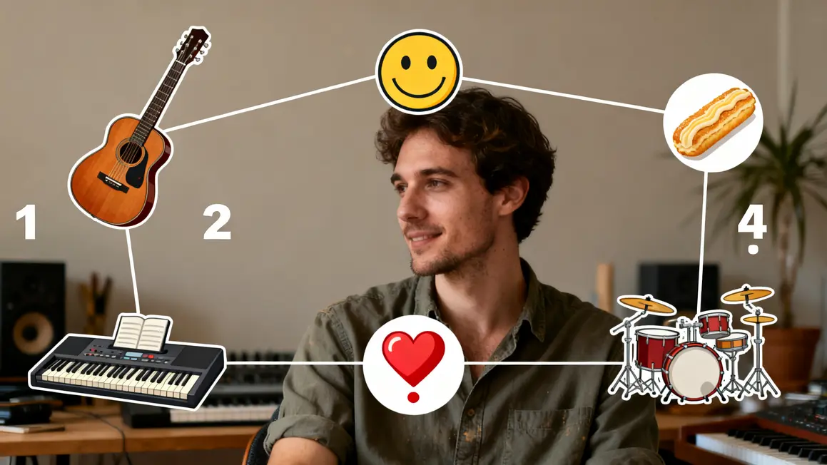 infographic musique instruments emotions projet editorial