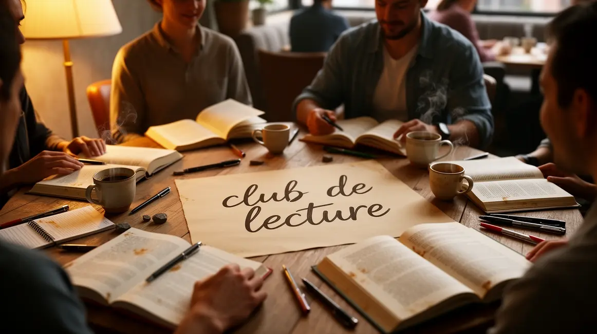 club de lecture petit budget ambiance chaleureuse livres