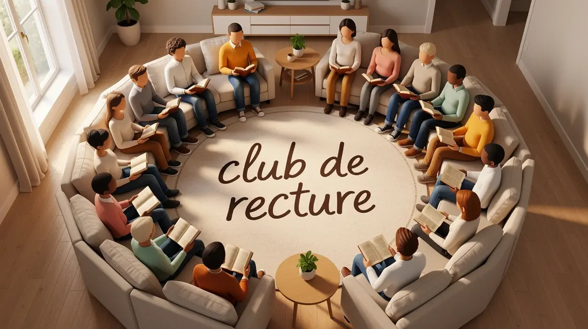club de lecture chaleureux cercle