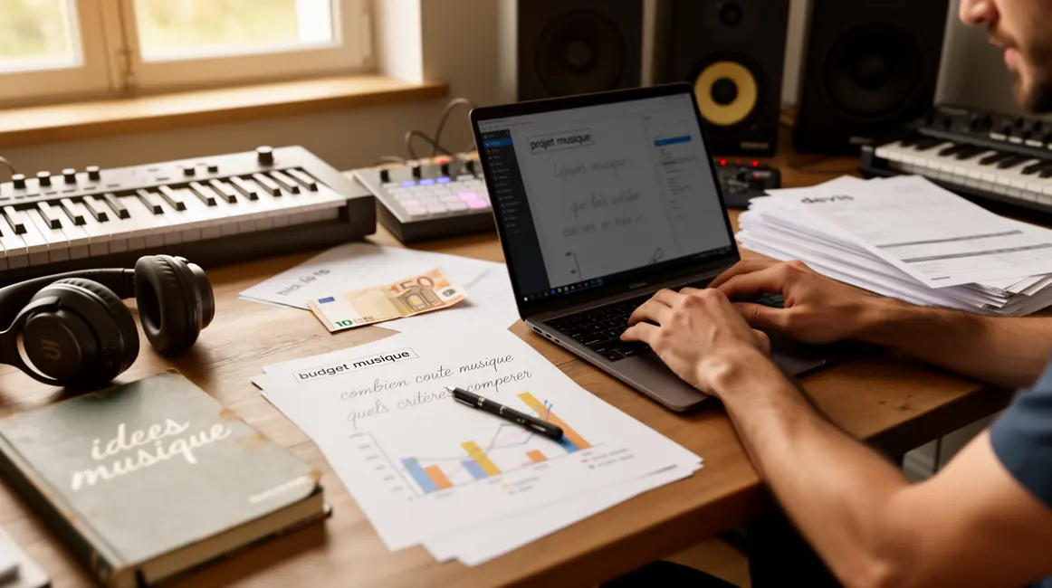 budget projet musical et criteres comparaison