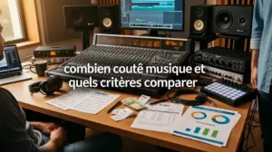 Vue studio musique budget criteres controle
