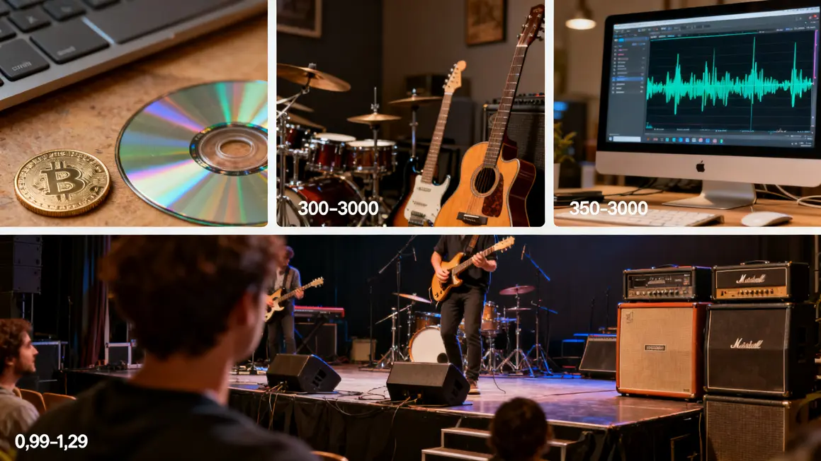 tableau visuel combien coute musique fourchettes prix