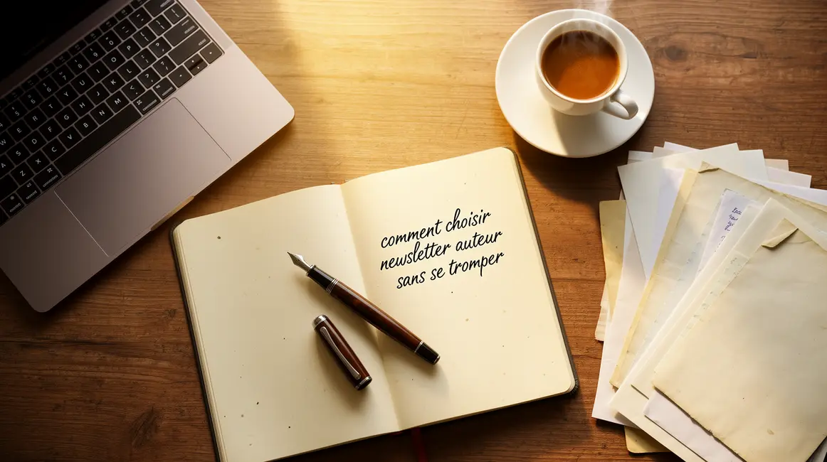 bureau d’auteur carnet ordinateur comment choisir newsletter auteur