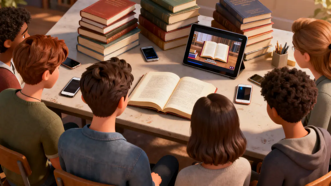 Groupe partage sur BookTok autour d'un livre