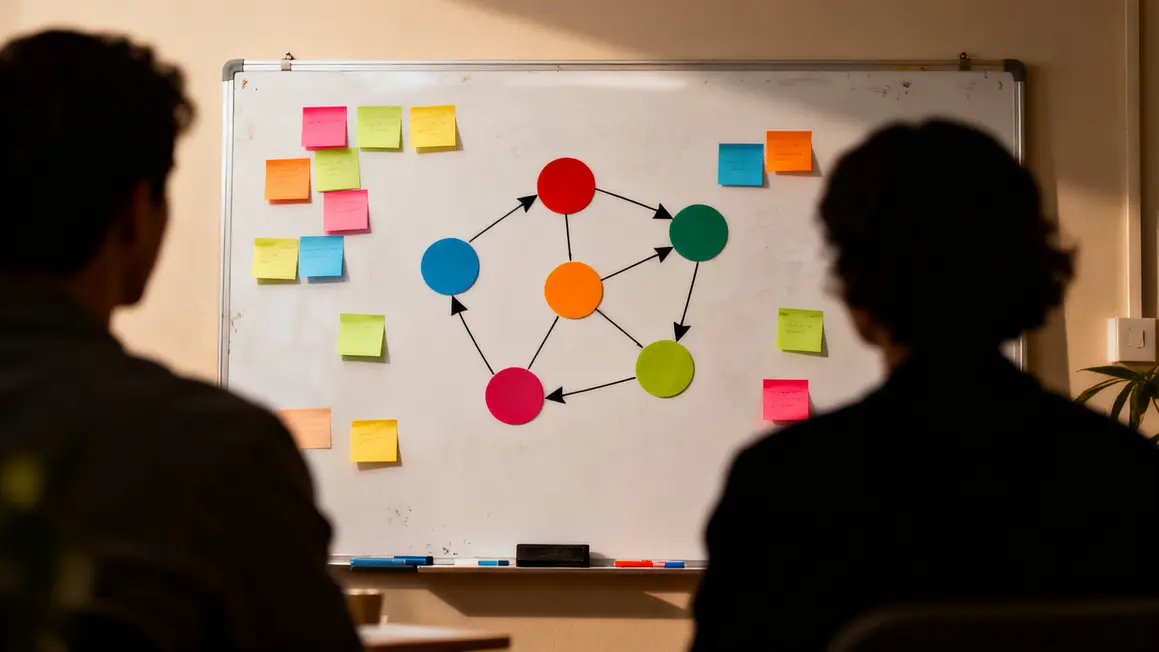 tableau brainstorming communaute de lecteurs post-it