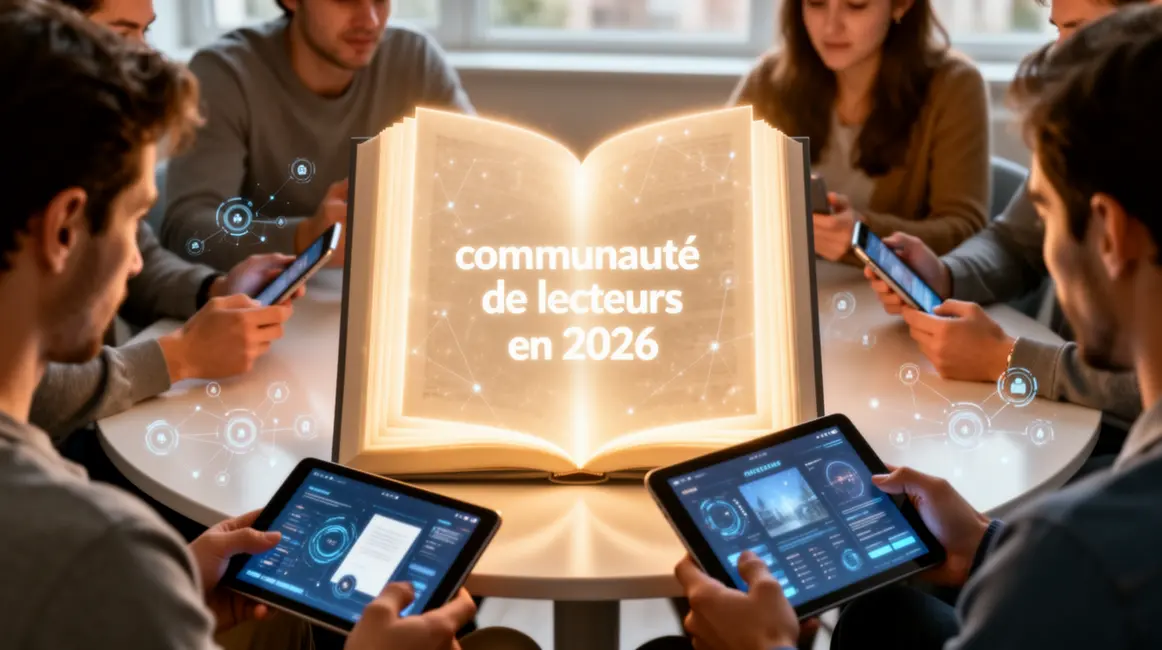 Communaute futuriste lecteurs autour livre numerique et tablettes