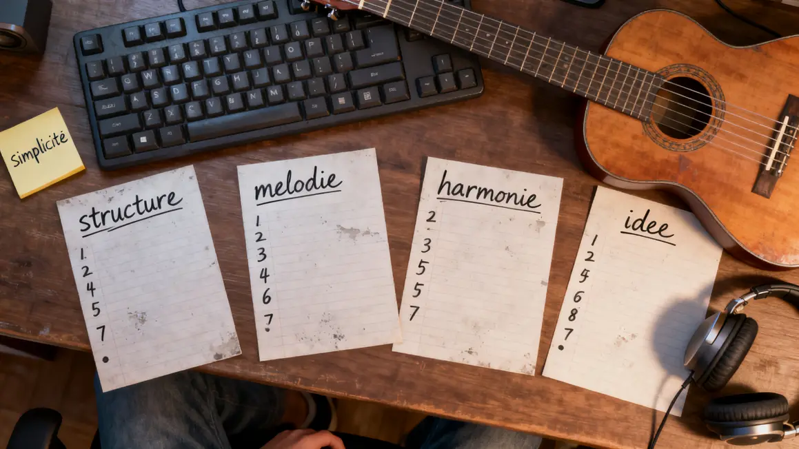 Table composition musicale structure harmonie