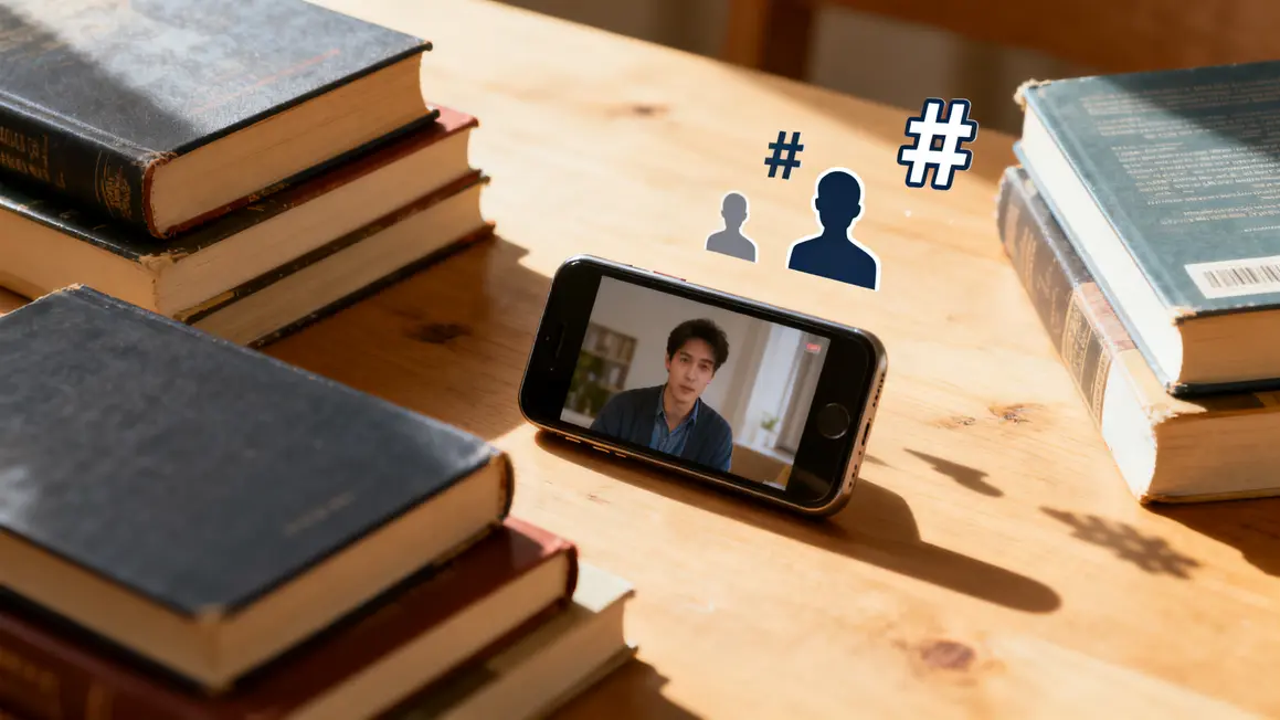 livres smartphone video hashtags comprendre BookTok