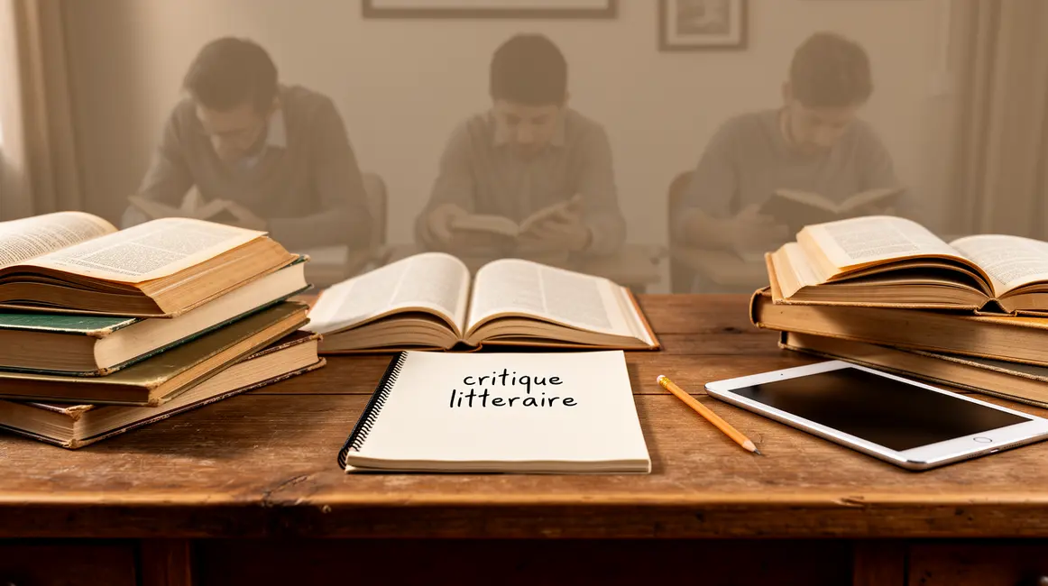 bureau critique littéraire livres carnet