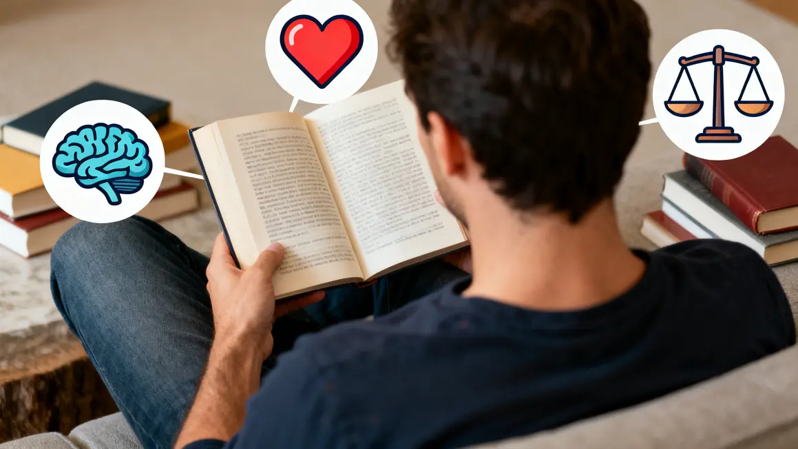 personne lisant livre emotion analyse critique litteraire