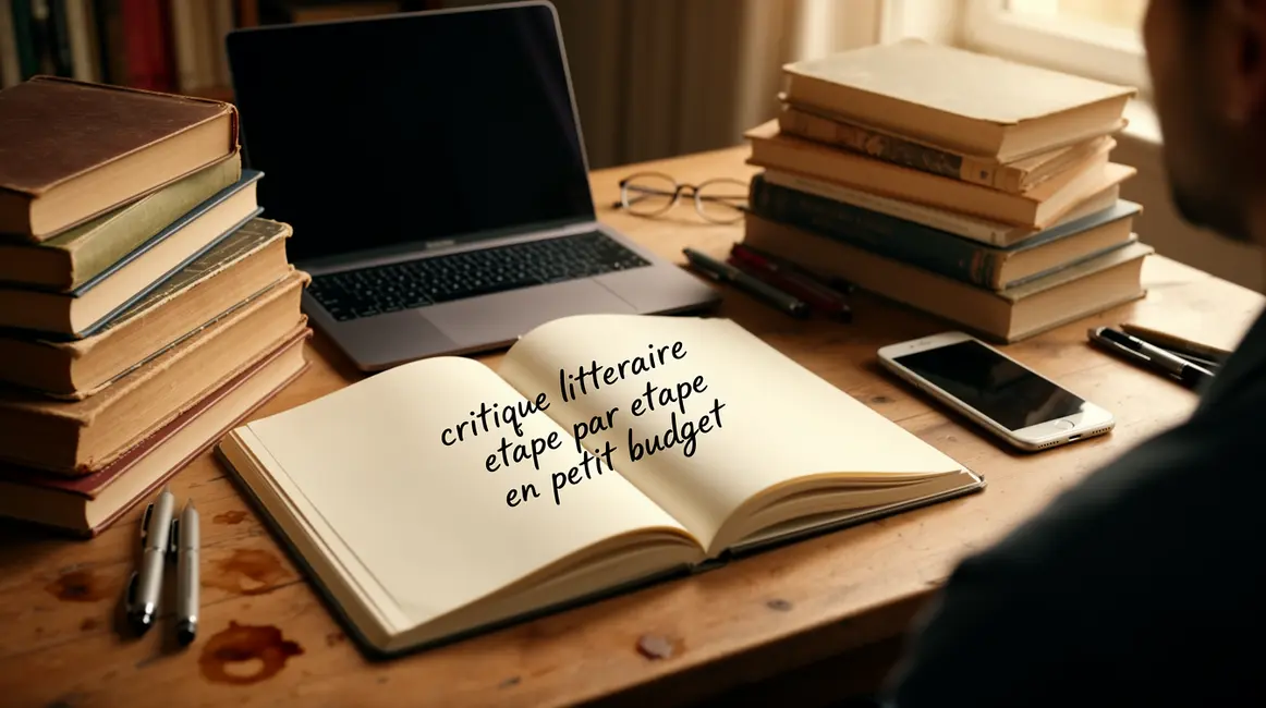 Table d’auteur critique littéraire petit budget