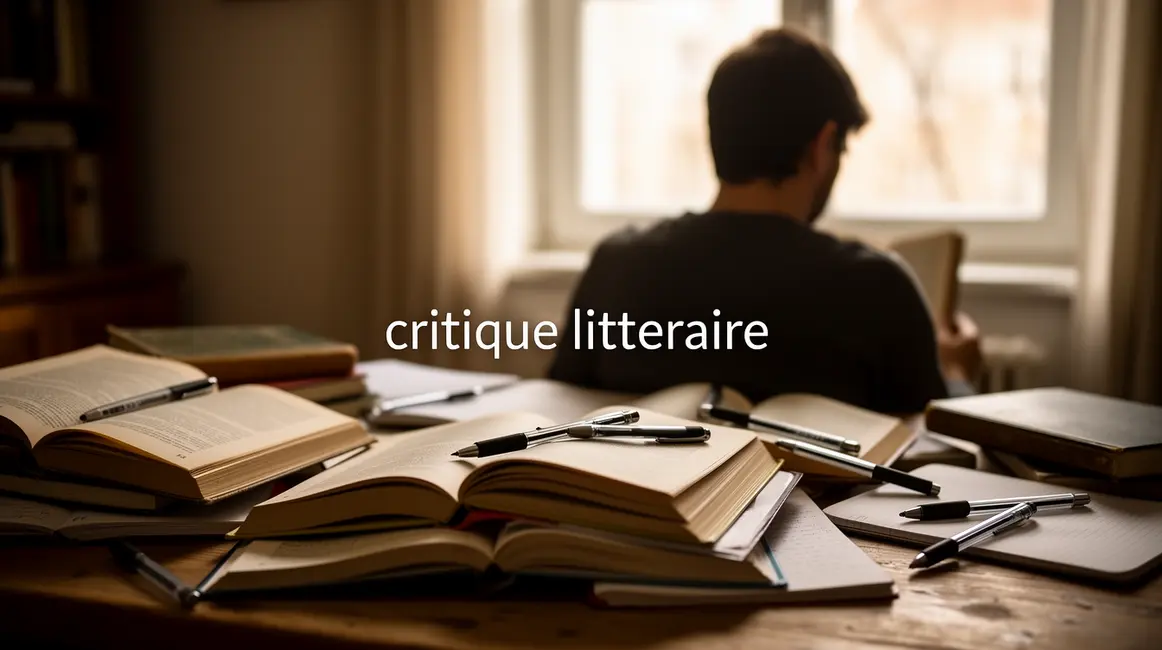 Pile de livres critique littéraire studieuse