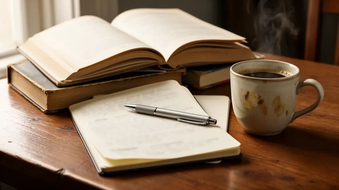 Critique litteraire etude analyse livres carnet stylo cafe