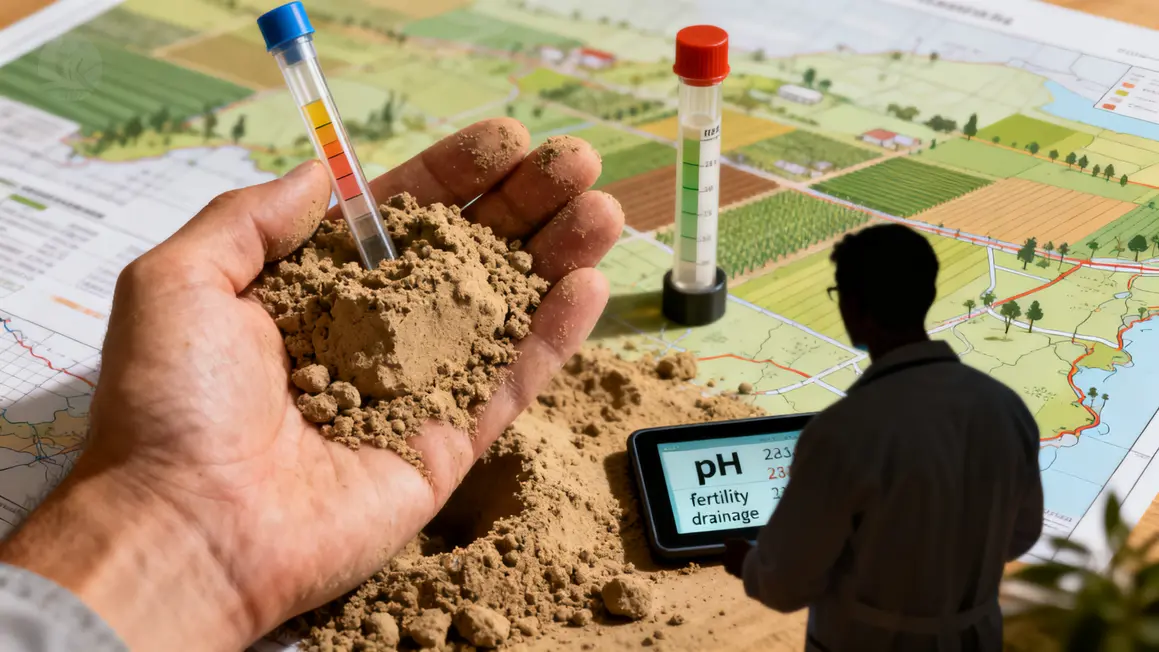 analyse sol drainage pH fertilite culture