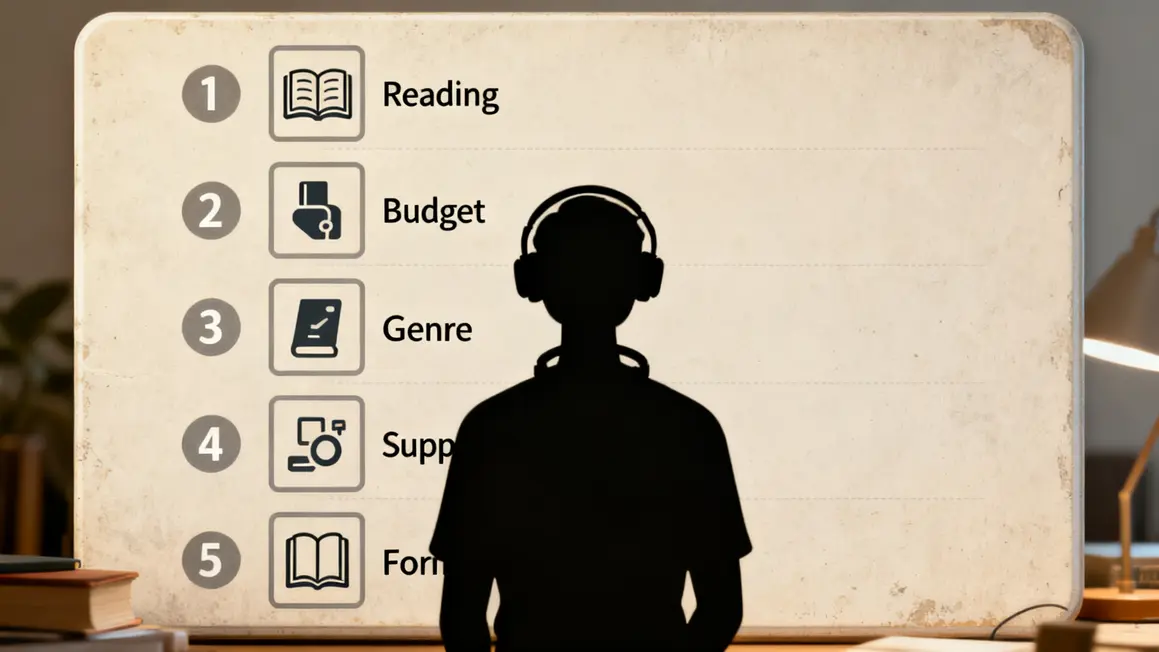 Checklist besoins lecture budget support ebook