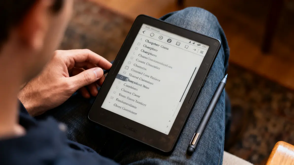 table des matières ebook liseuse ergonomie