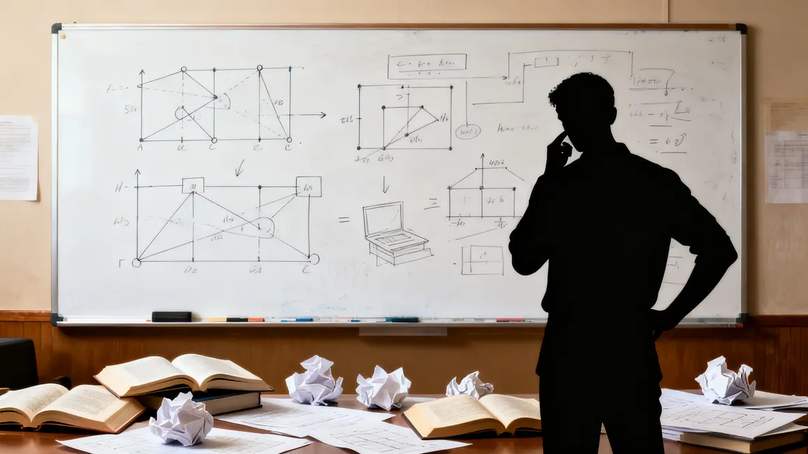 tableau blanc erreurs manuscrit auteur indecision