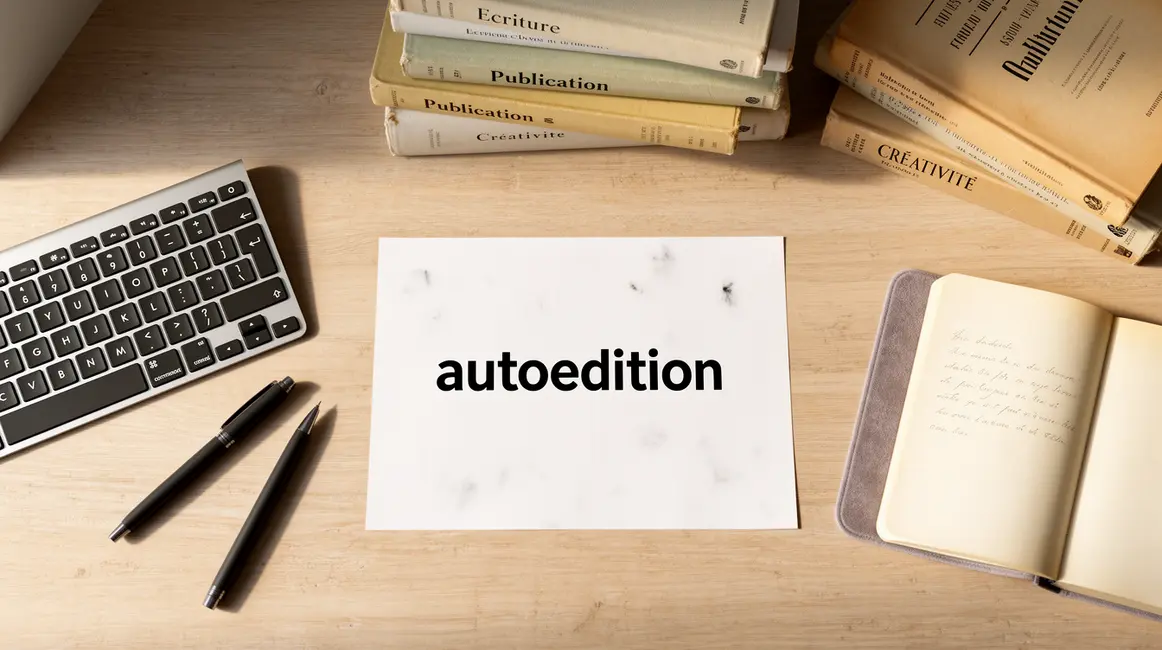 Bureau outils écriture autoédition