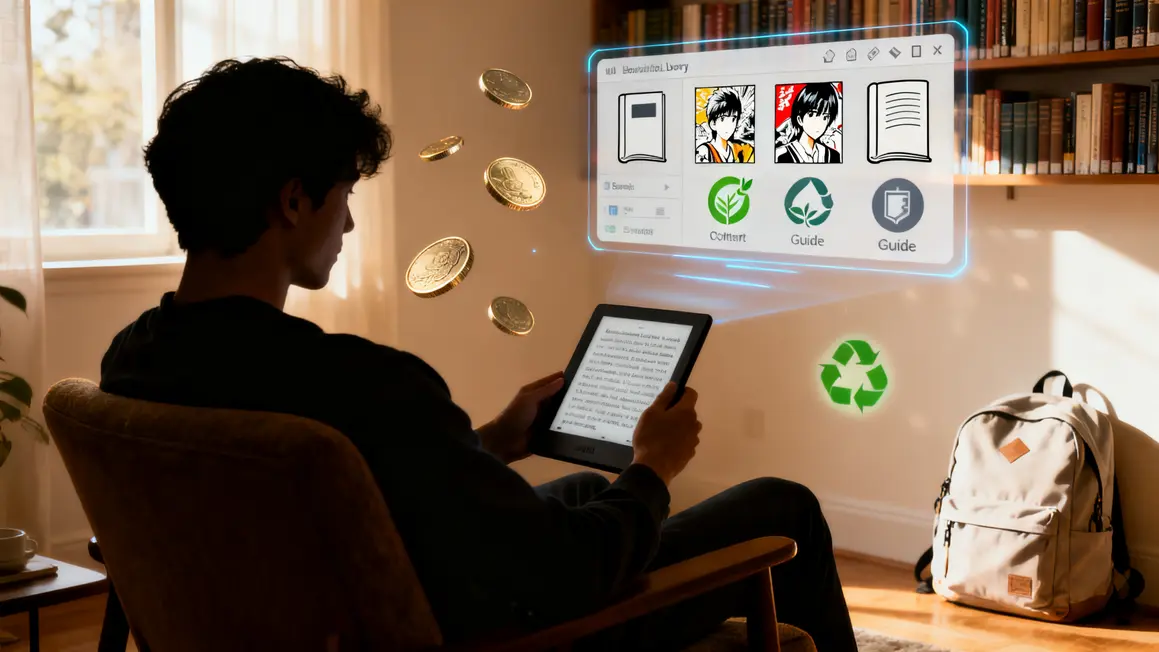 personne lisant liseuse avantages lecture numerique