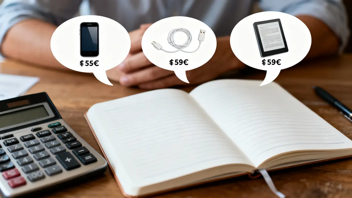 lecture numerique budget calculatrice carnet accessoires