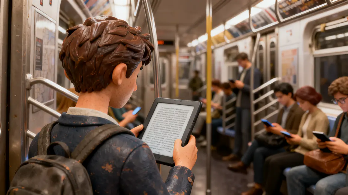 lecture numerique liseuse métro