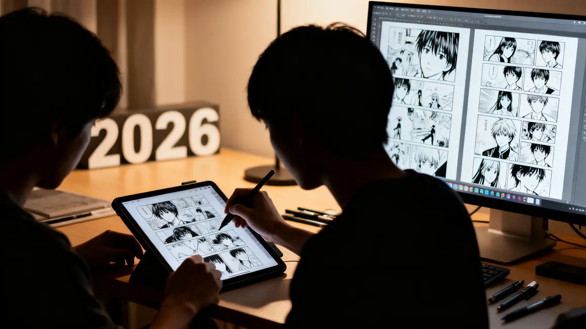 création manga indépendant 2026 outils digitaux production
