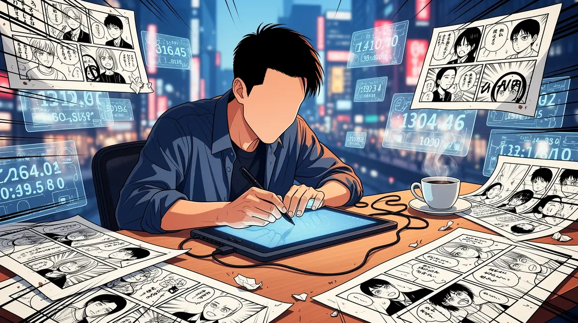 illustration manga indépendant 2026 auteur tablette graphique moderne