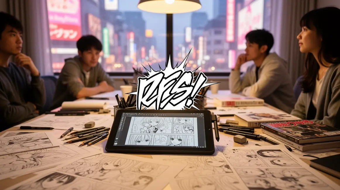 atelier manga indépendant organisation et outils