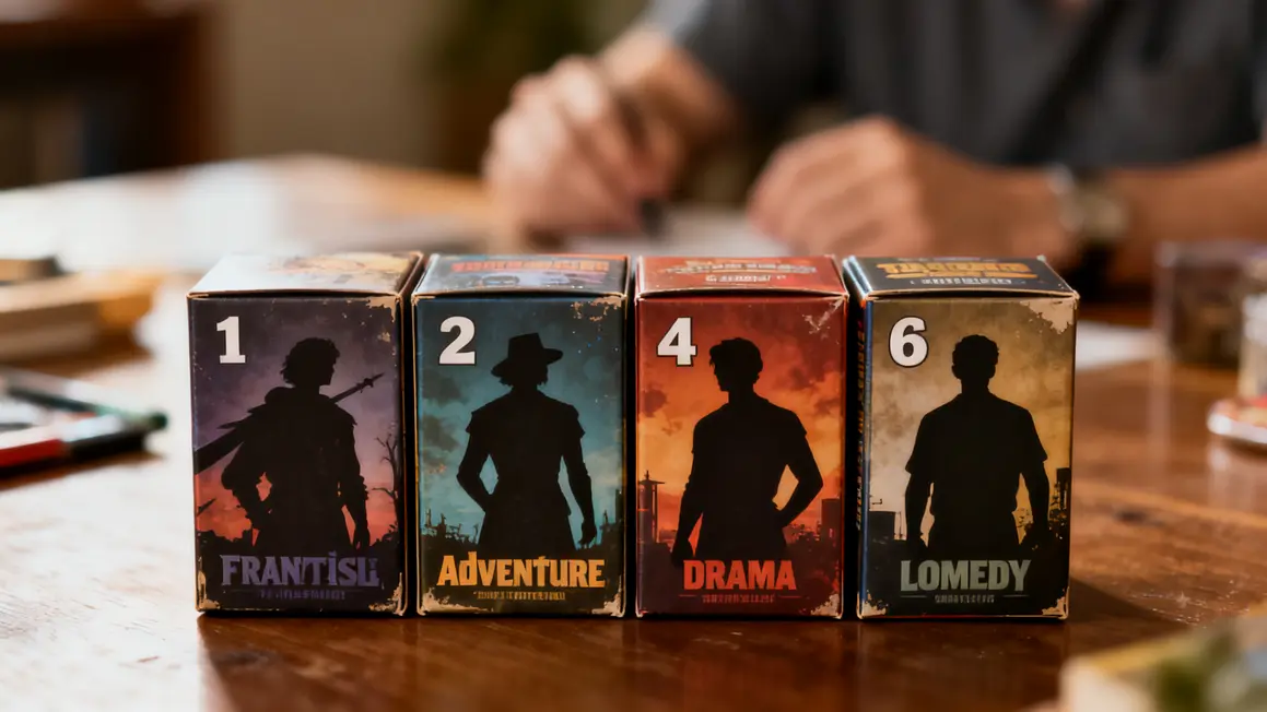Fiche 6 cases manga indépendant genres personnages