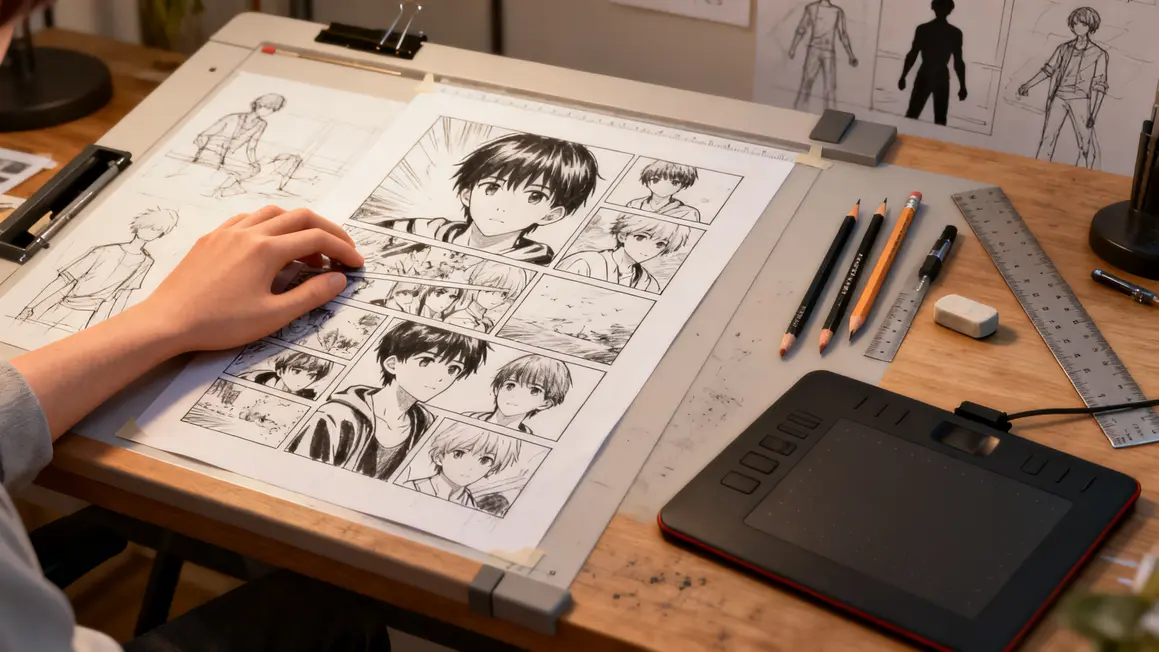 techniques dessin manga indépendant efficacité