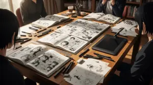 Illustration table manga indépendant créateurs outils