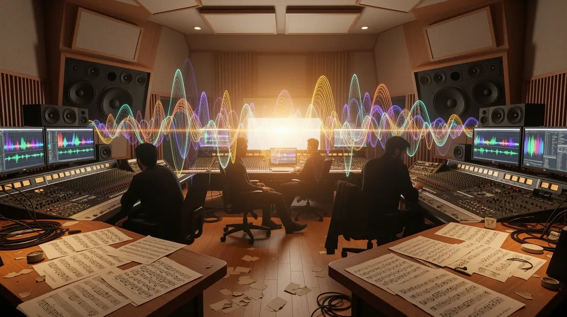 studio musique 2026 avec ondes data