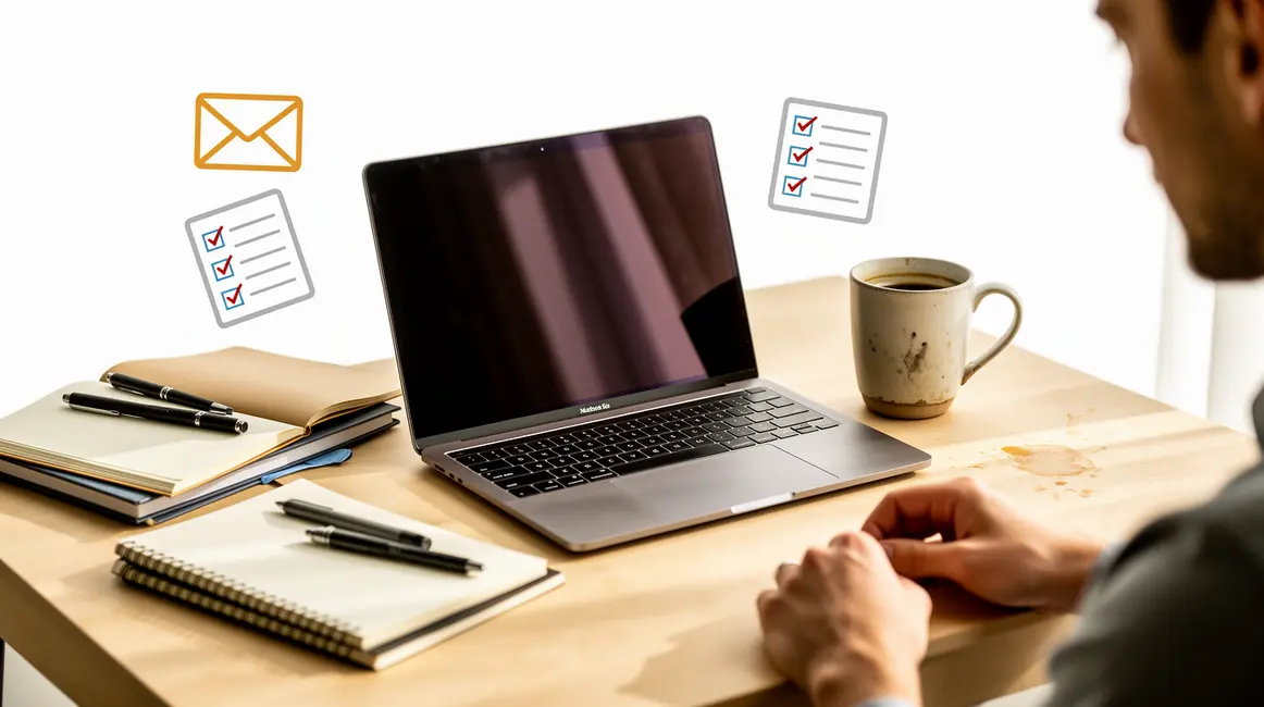 table ordinateur carnet newsletter auteur petit budget
