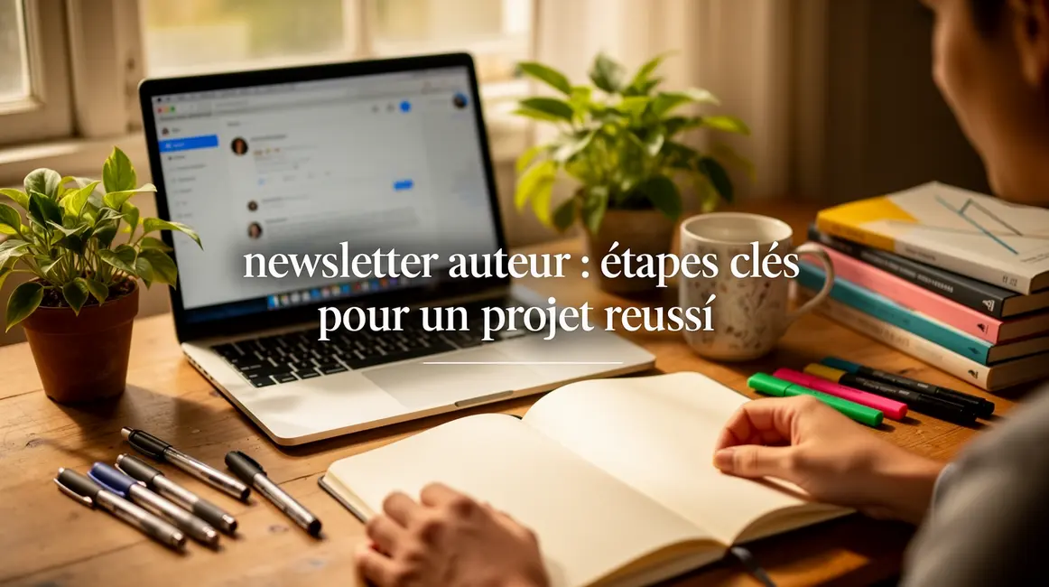 espace travail auteur newsletter etapes cles