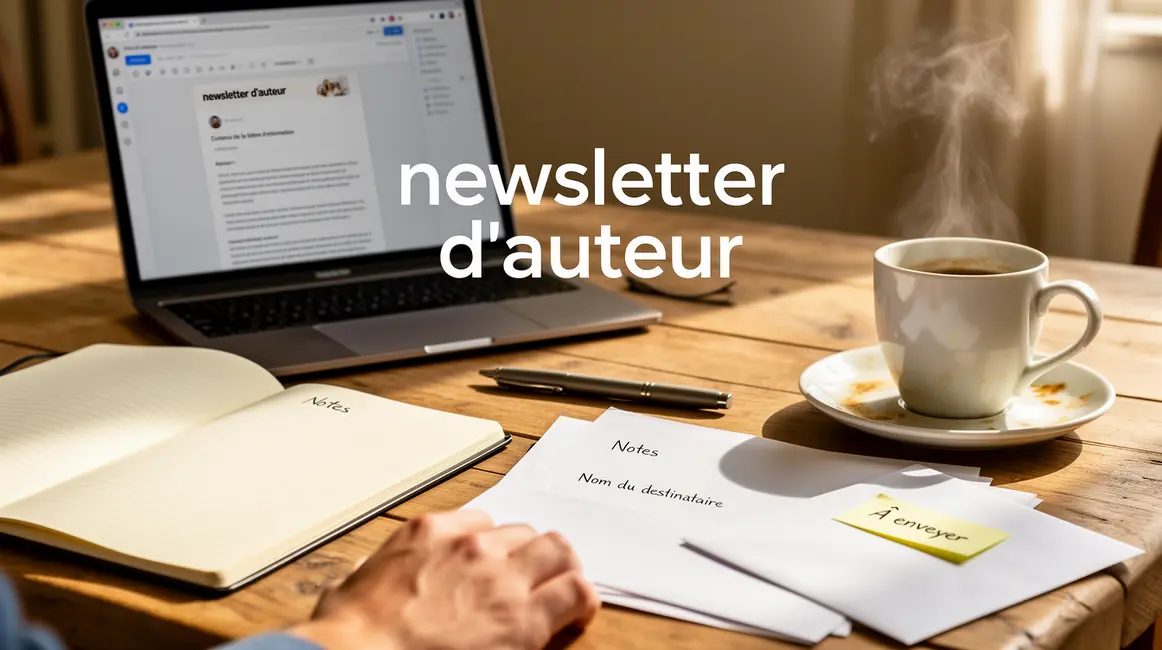 Espace de travail pour newsletter d auteur
